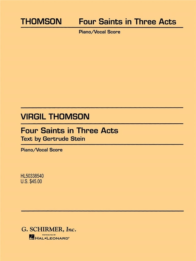 Four Saints in Three Acts